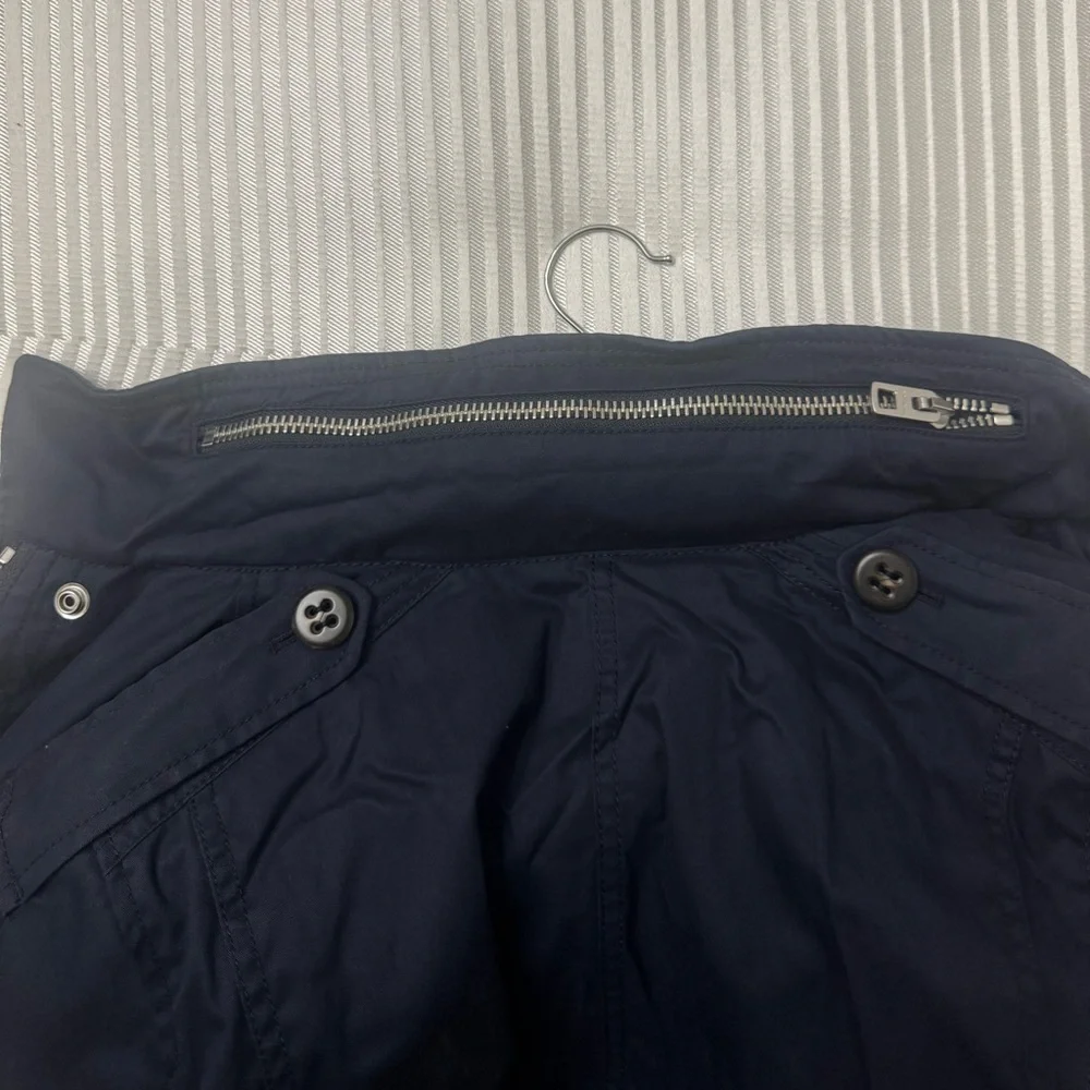 Coach Navy Utility Jacket XS Removable Liner Hooded Parka NWOT - Picture 11 of 12